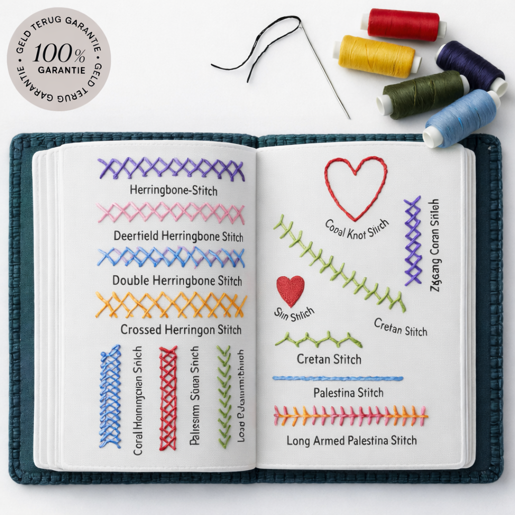 SereniBook™ | Het creatieve borduurboek voor ontspanning